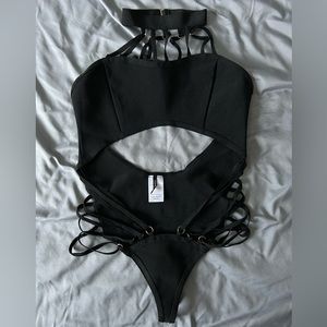 Fashion Nova Onepiece Backless Swimsuit